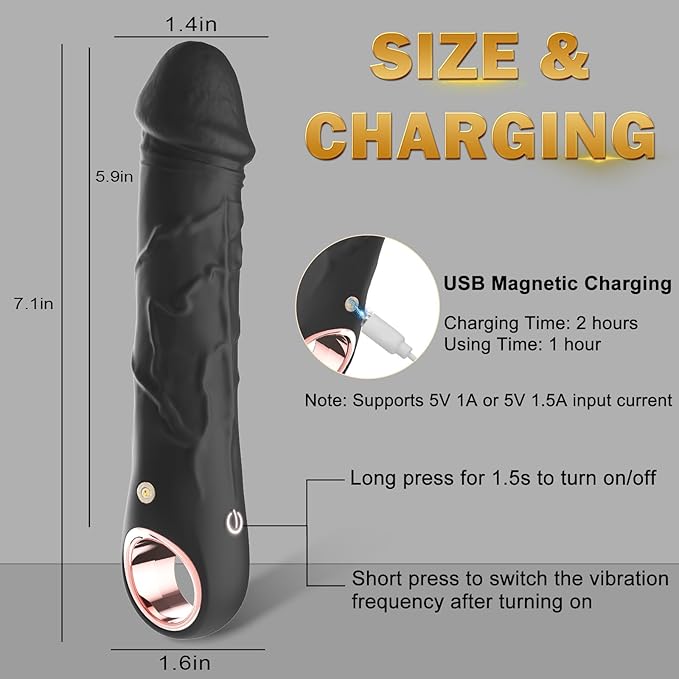 LushCurrent Dildo de Placer Multifunción