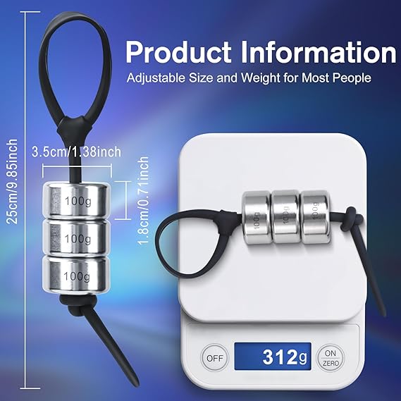 Anillo de estiramiento y ejercicio para el pene PowerGrip