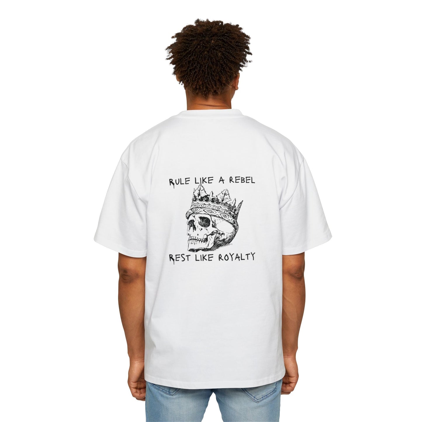 Camiseta Oversize Gruesa "Royalty" para Hombre de EA