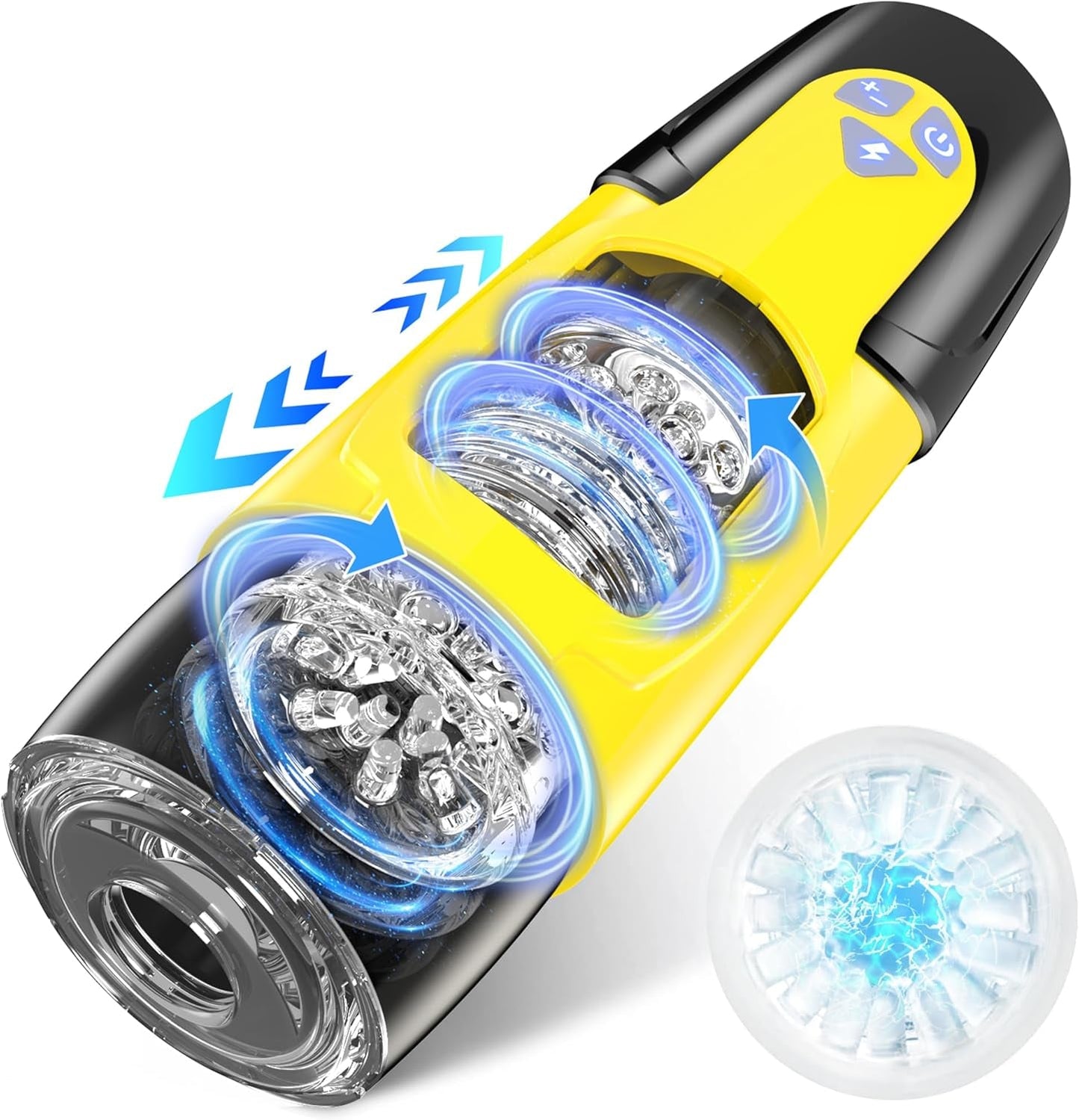 WhirlDrive Thrusting Rotating Male Stroker LCD Display