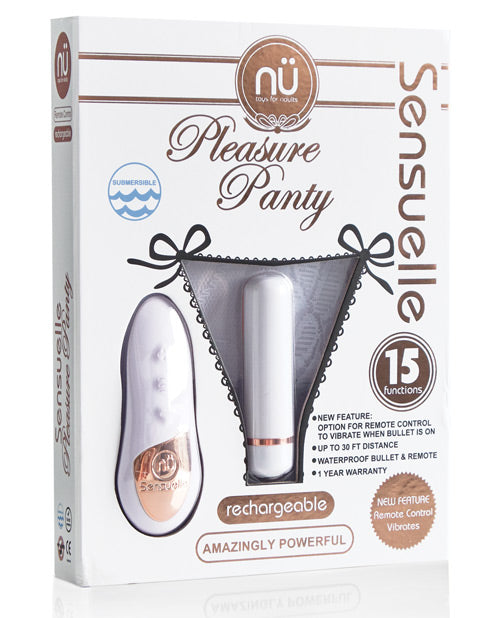 Nu Sensuelle Placer Panty - Blanco