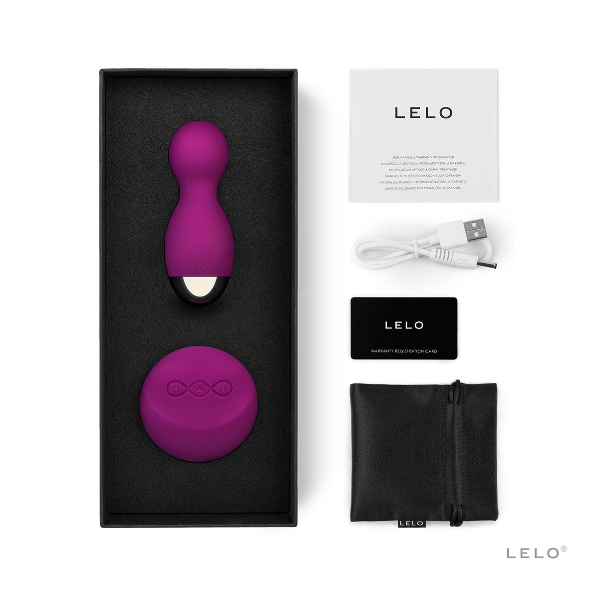 LELO Hula Beads - Rosa Oscuro