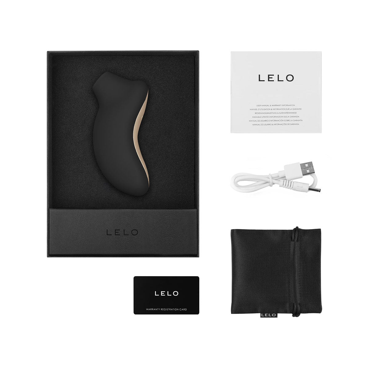 LELO Estimulador Clitoriano Sona - Negro