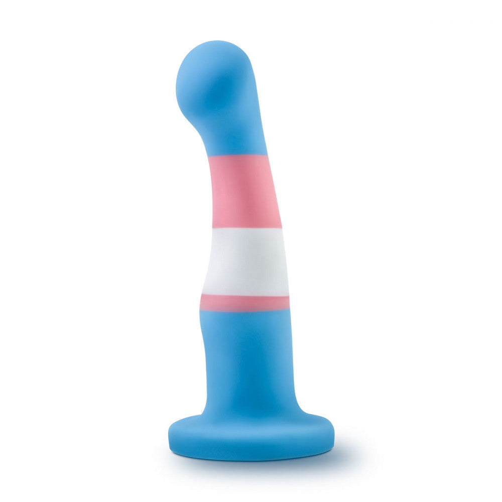 Dildo de silicona Blush Avant P2 Orgullo Transgénero - Azul verdadero