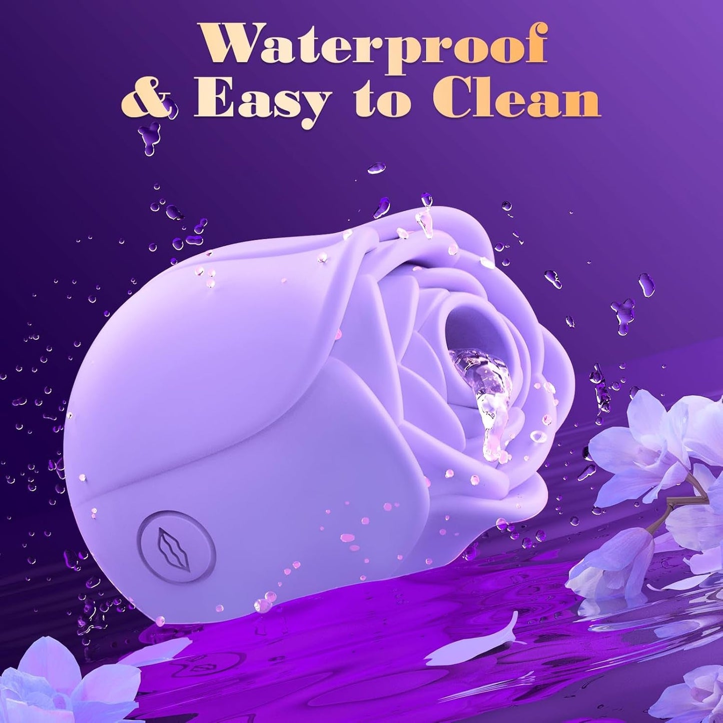 VelouryX Rose Clit Sucker 10 Modes App Quiet Waterproof