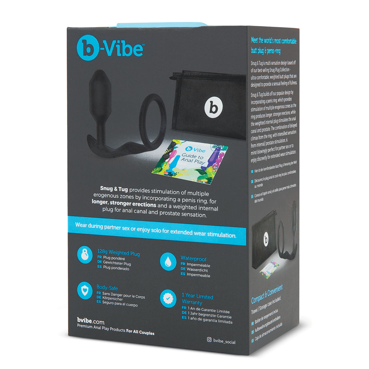b-Vibe Snug & Tug Aro/Tapón