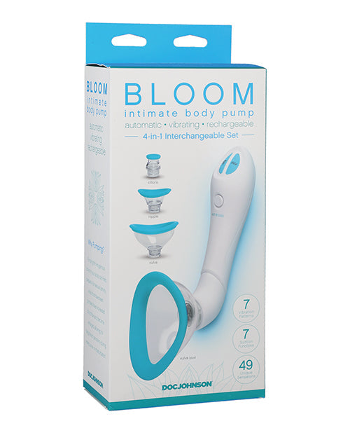 Bomba corporal íntima Bloom - Azul cielo/Blanco