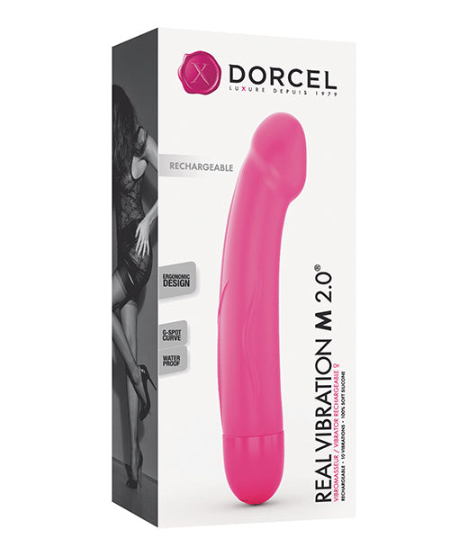 Dorcel Real Vibration M 22 cm Rechargeable - Rose