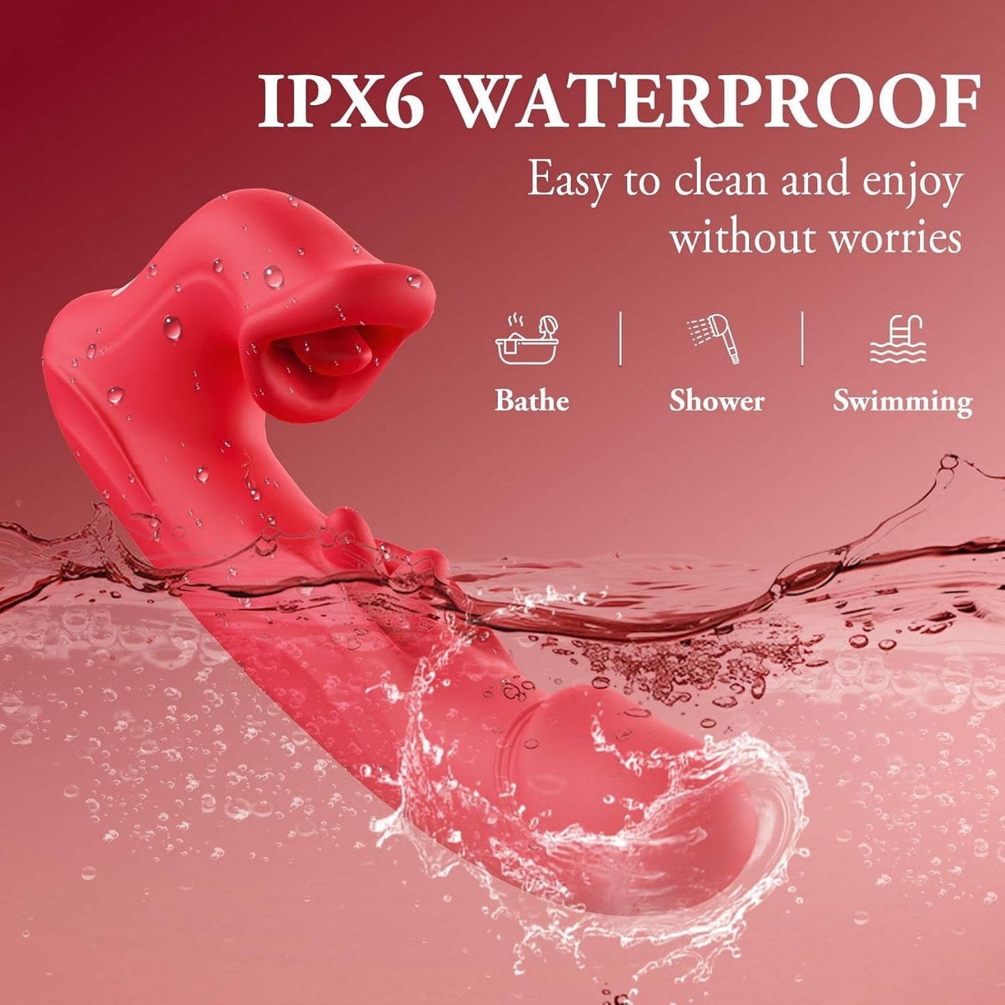 ZenvyX Thrusting Rabbit Licking Vibrator 4-in-1 10 Modes G-Spot