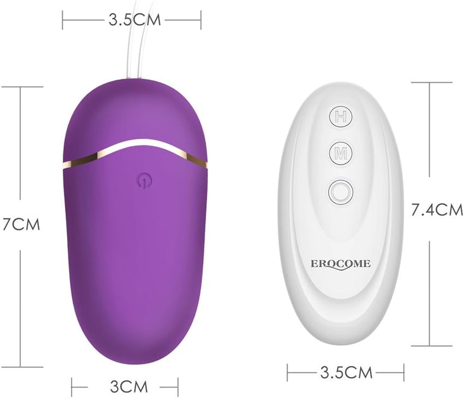 Vibrador Huevo BoostVibe 12 Modos Silencioso Impermeable Silicona