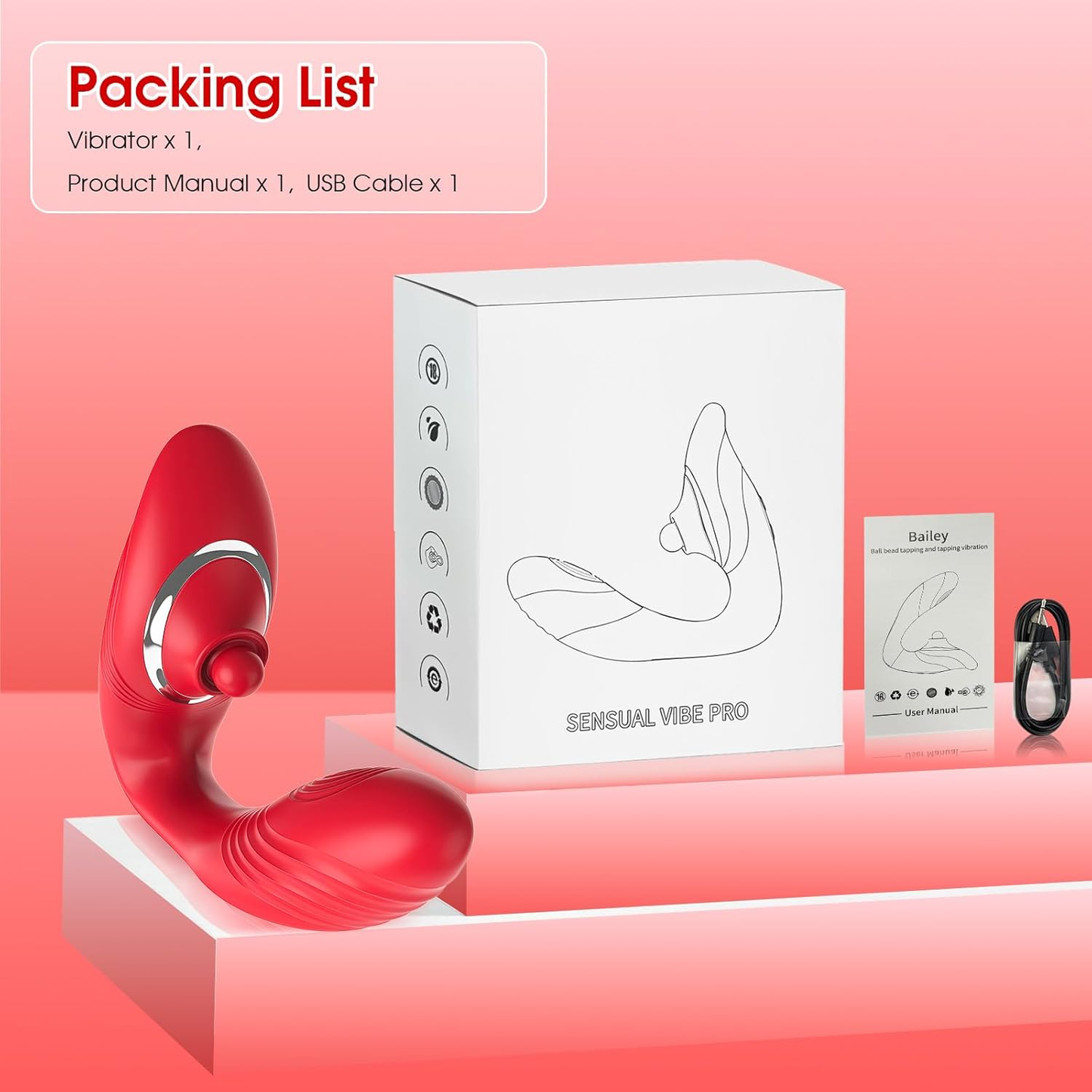 ScarletTap Wearable Tapping G-Spot Vibrator
