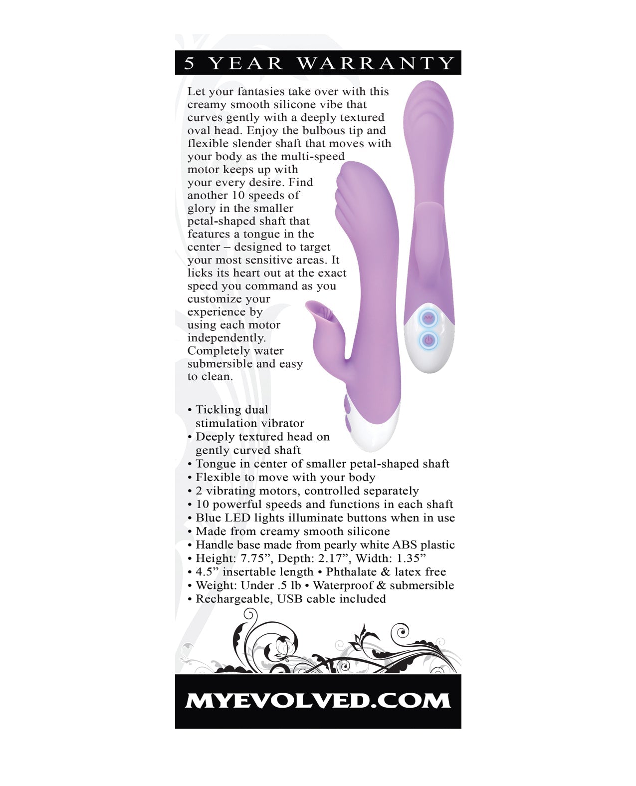 Vibración de Pétalo Agradable Evolucionada - Morado