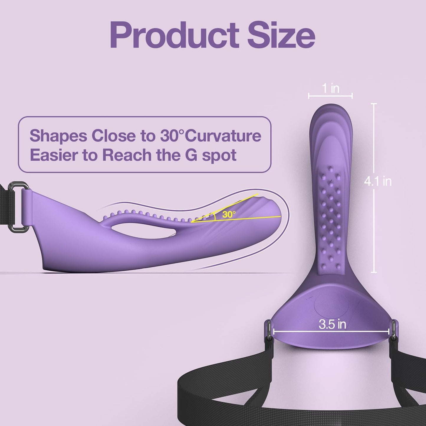 Vibrador con arnés de diadema ajustable HeadThrill