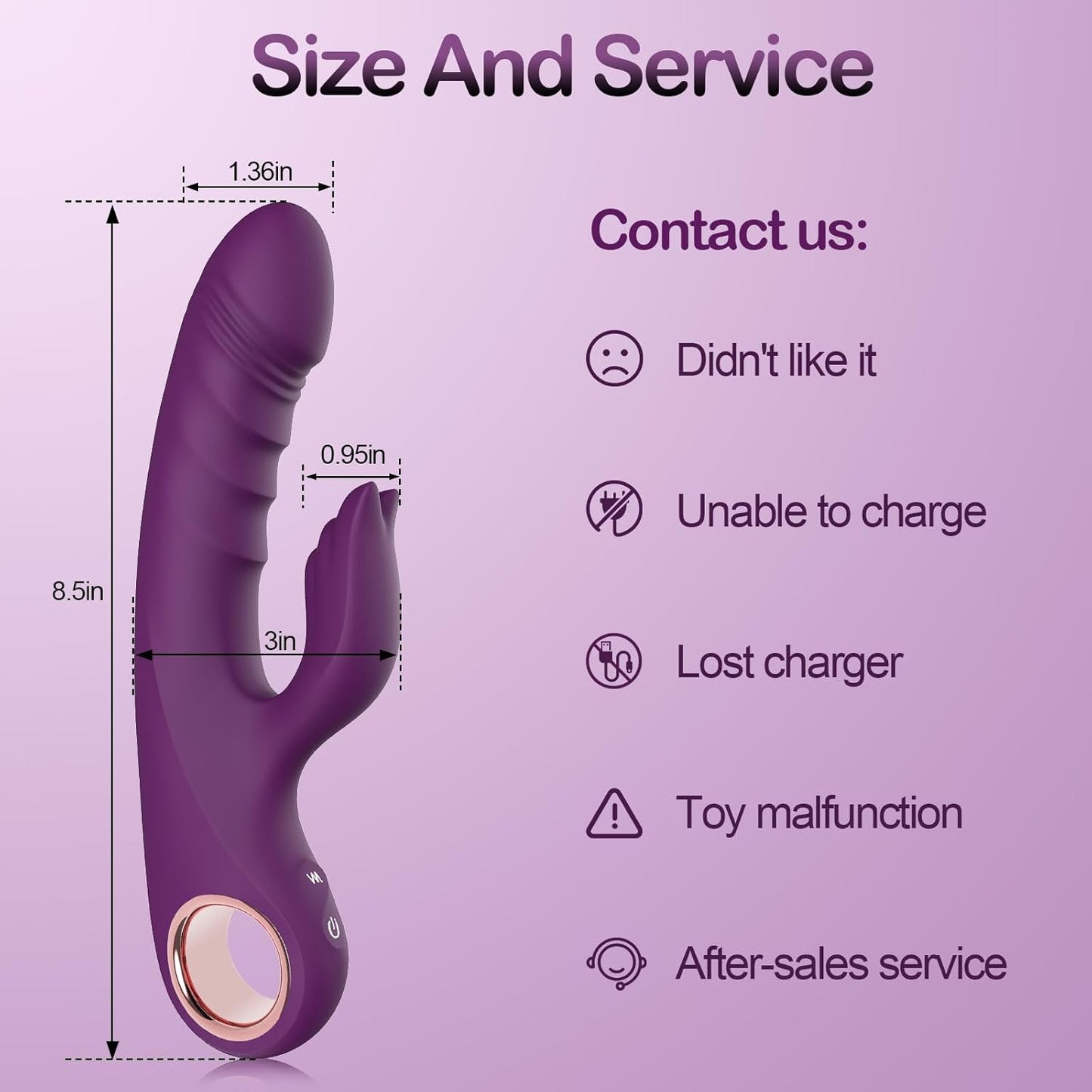 Vibrador de empuje de punto G PureCrave