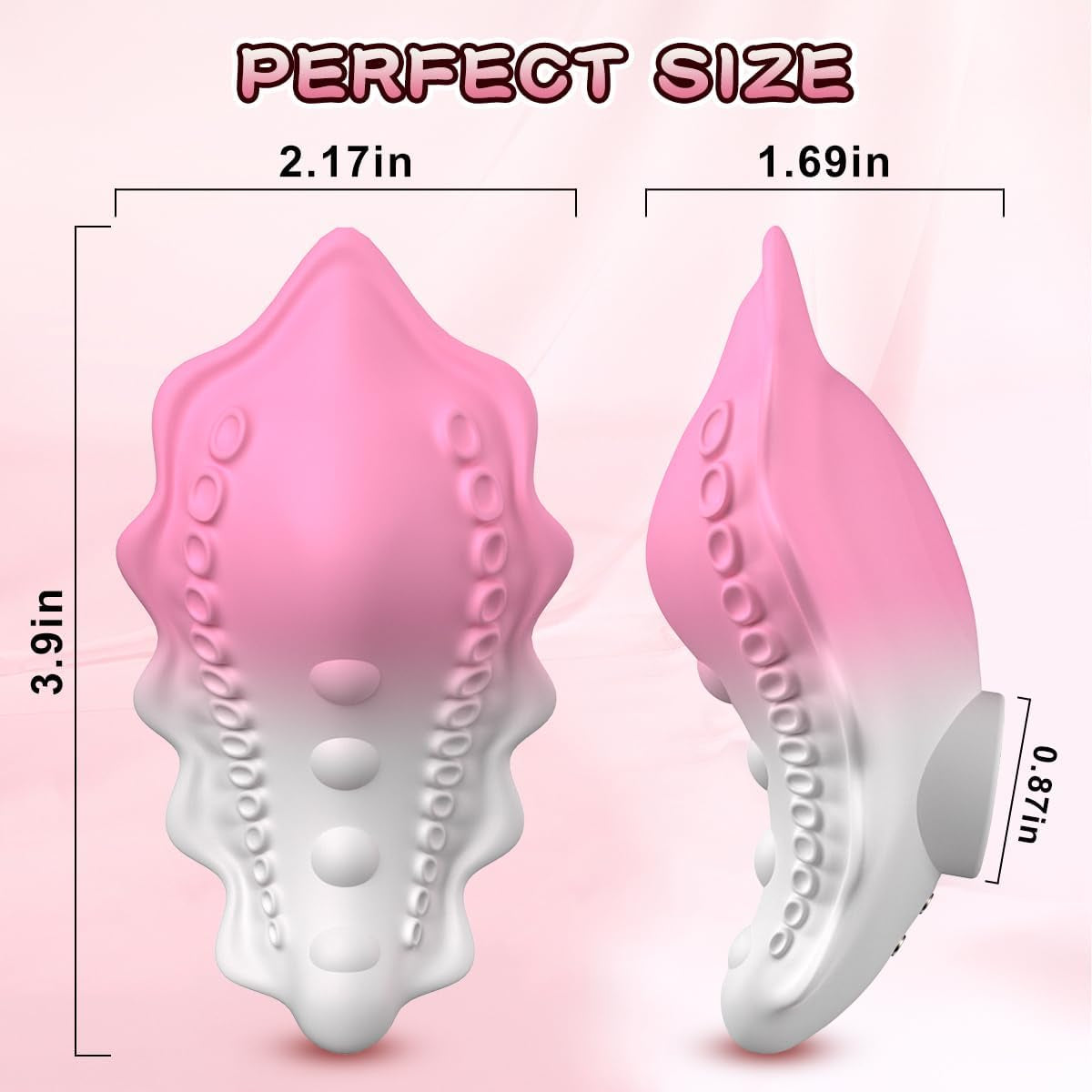SatinFlutter Wearable Wavy Panty Vibrator