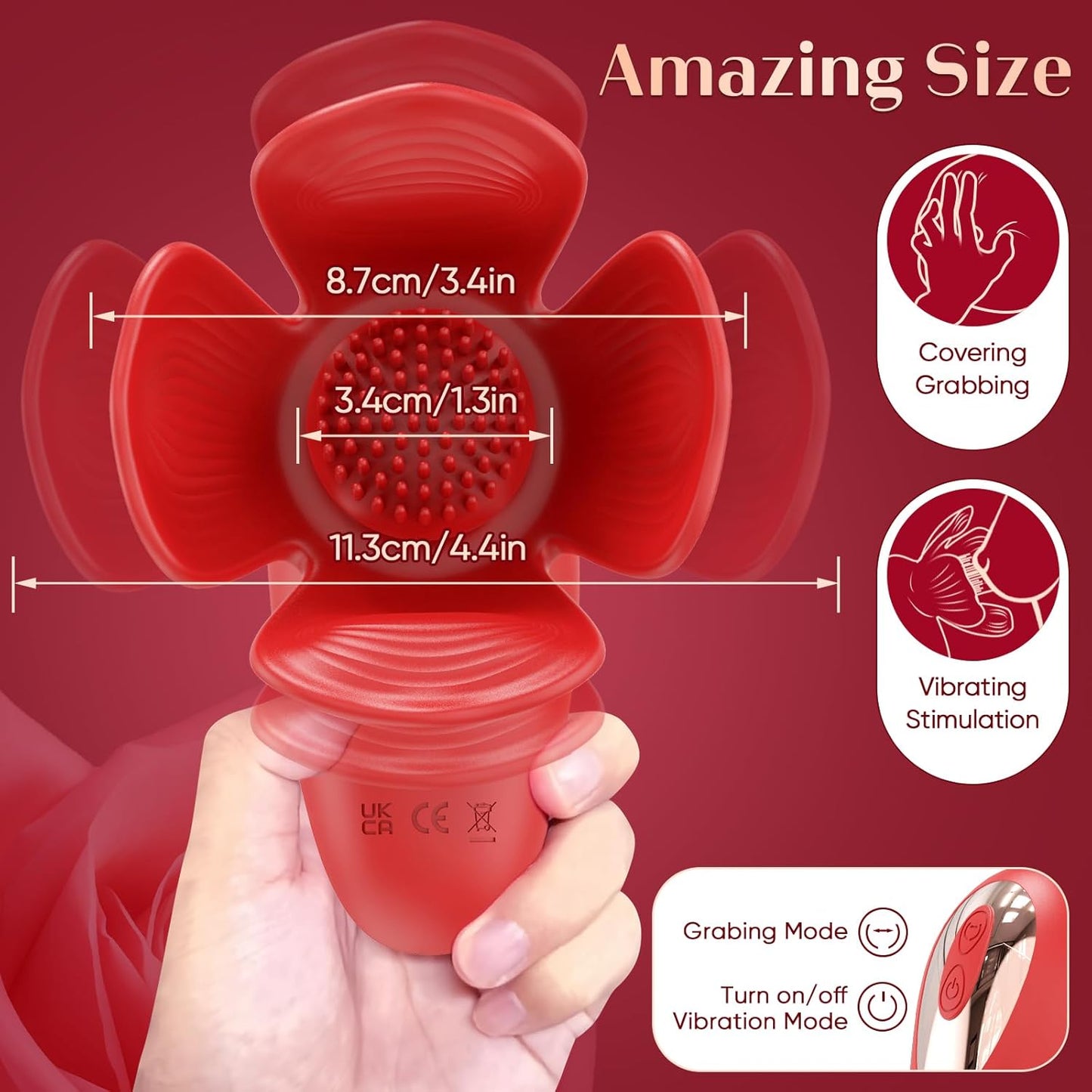 Vibrador estimulador de pezones LustVine