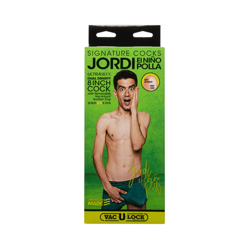 Dildo realista de Jordi El Niño Polla con su firma de 20 cm