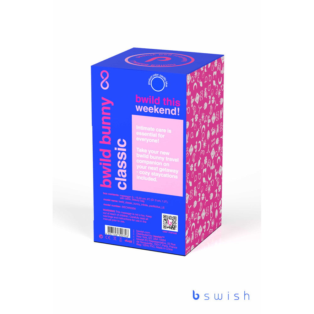 Bwild Edición Limitada Conejo Infinito - Azul Pacífico