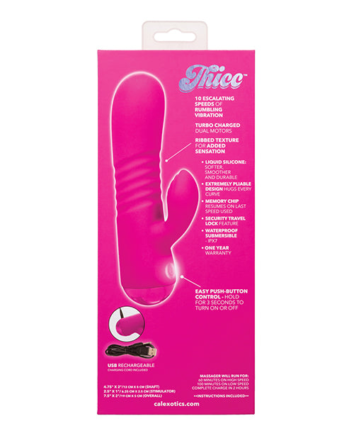 Vibrador Punto G "Thicc Chubby Honey" - Rosa