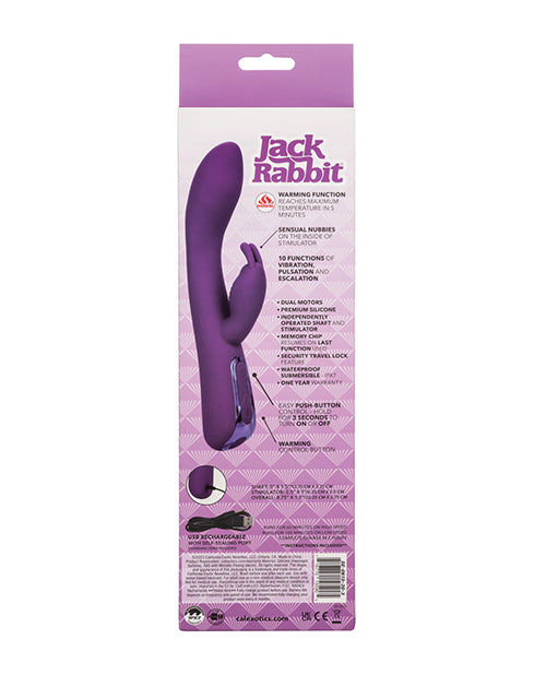 Lapin vibrant chauffant Jack Rabbit Elite - Violet