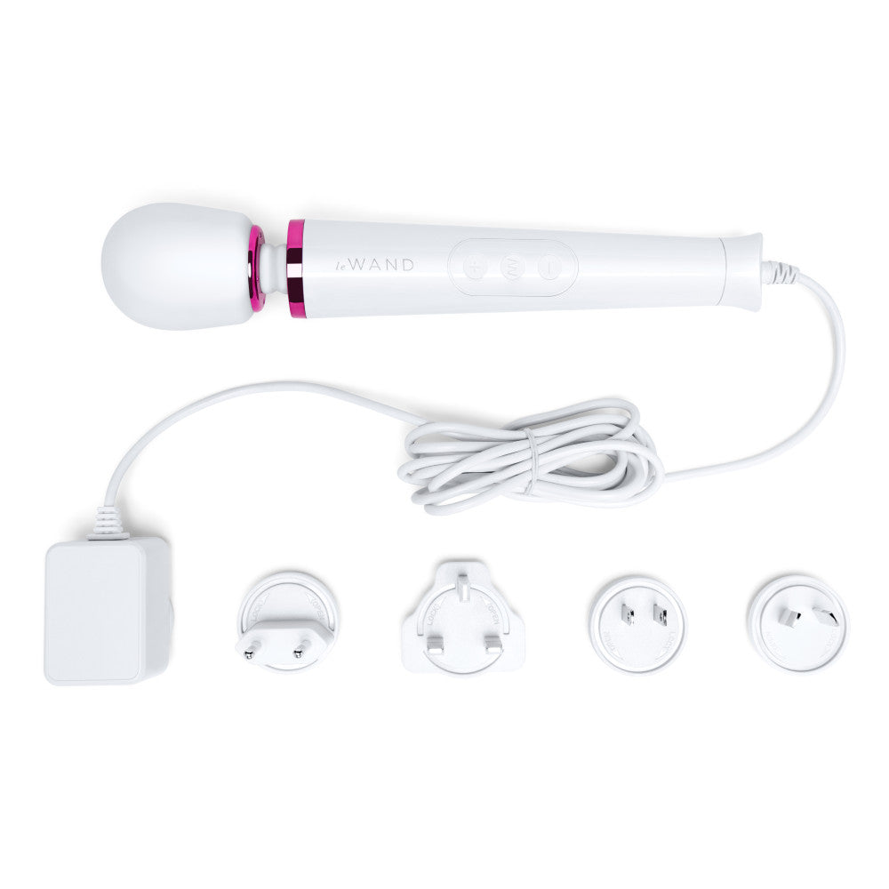 Vibrador de varita enchufable potente y pequeño Le Wand - Blanco