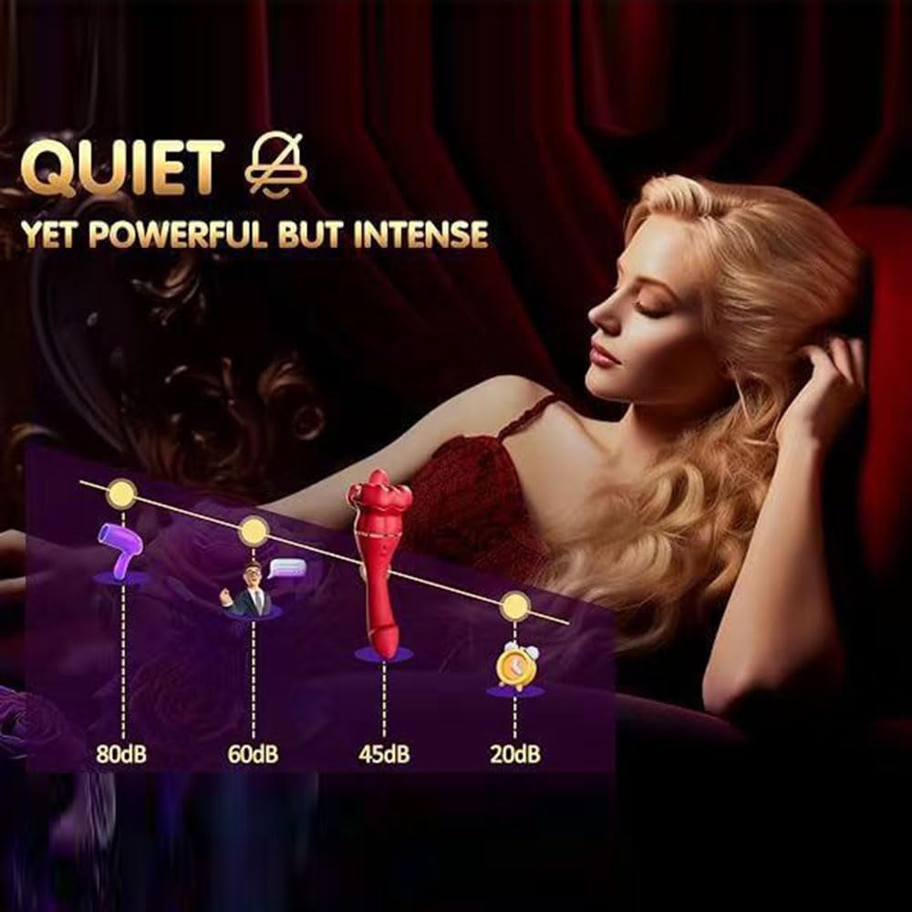 VelixaMouth Vibrador de lengua 20 modos, juguete estimulador de clítoris