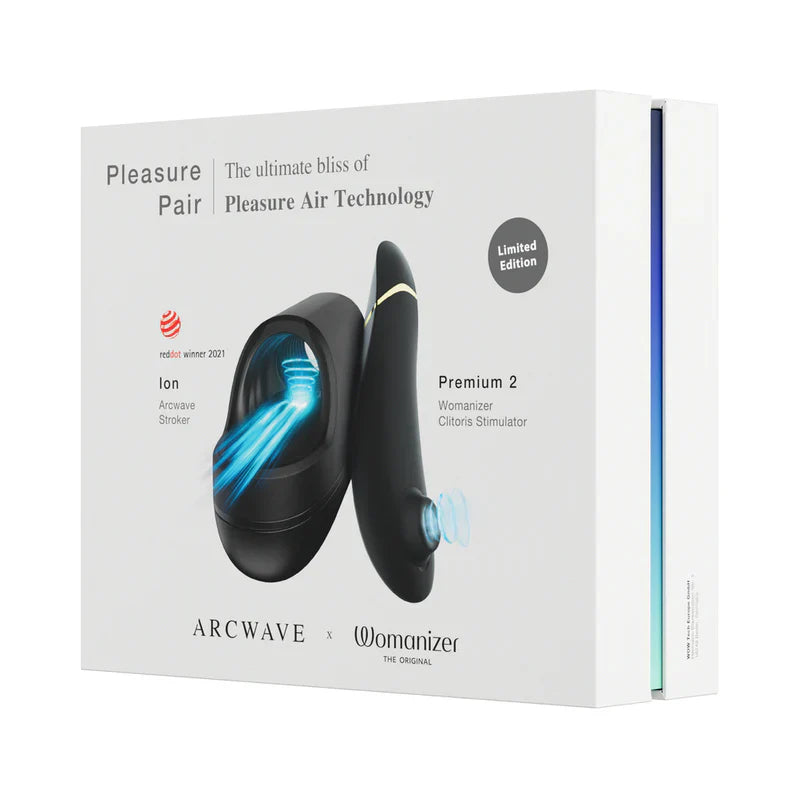 Arcwave x Womanizer Pleasure Pair Ion + Premium 2 Negro