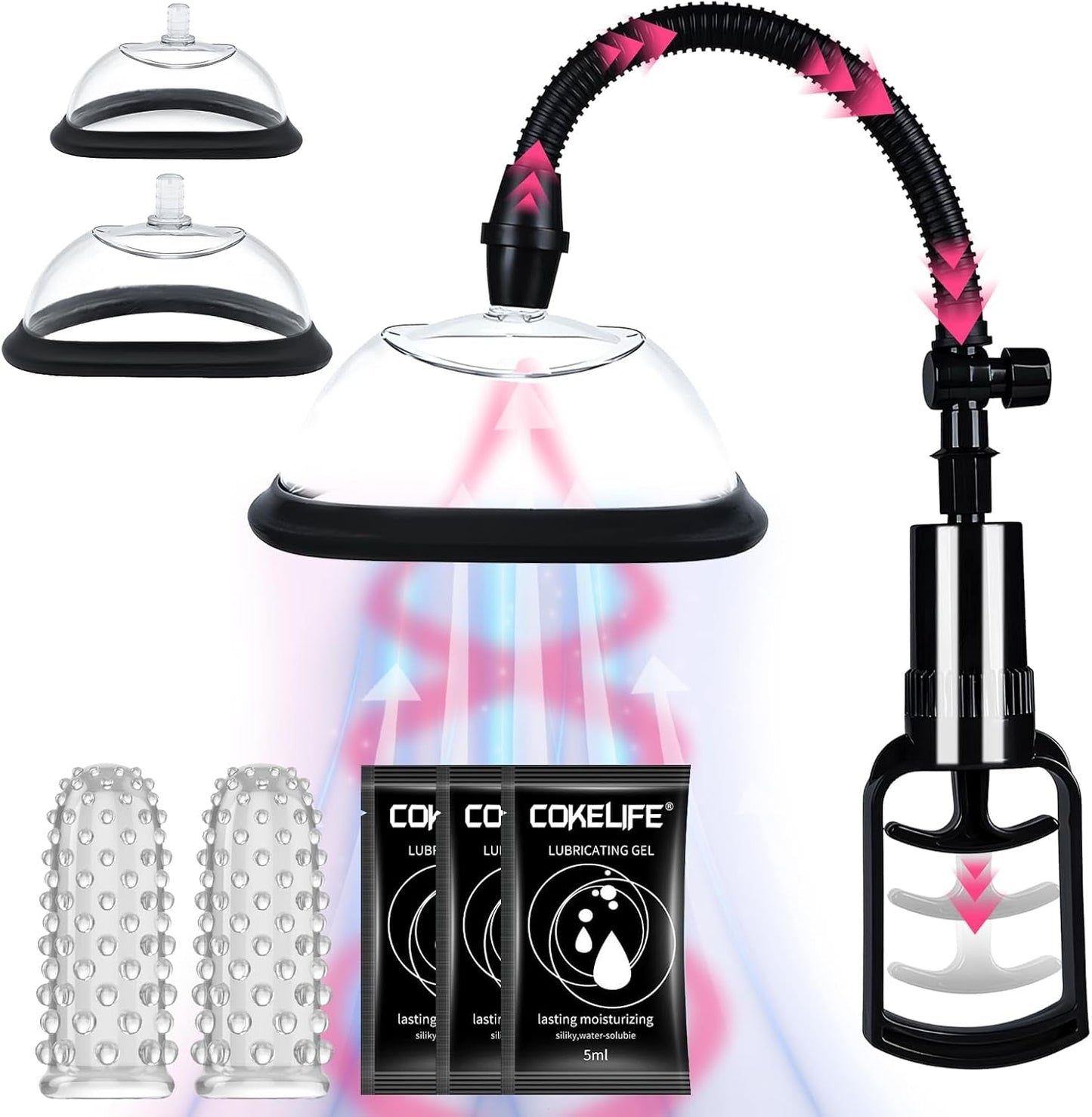 LunexaX Manual Pussy Pump 2 Cups Kit