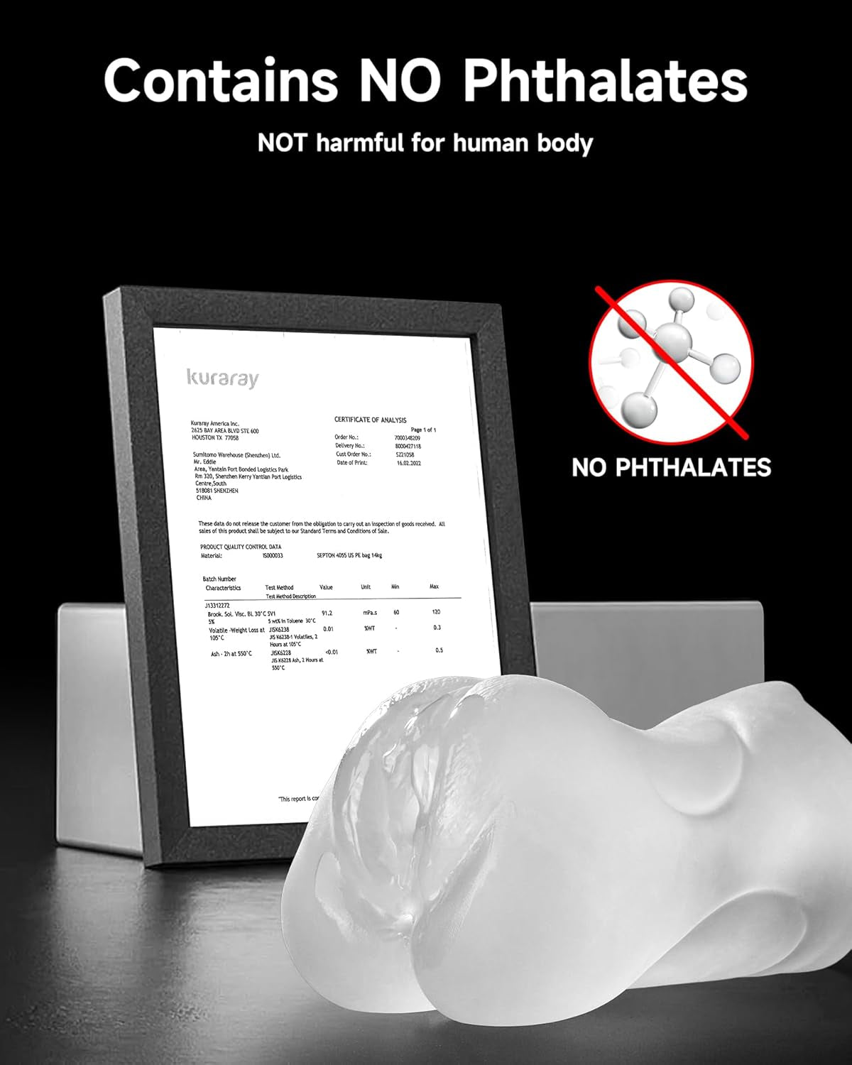 TrinityTouch Realistic Transparent Pleasure Doll Masturbator