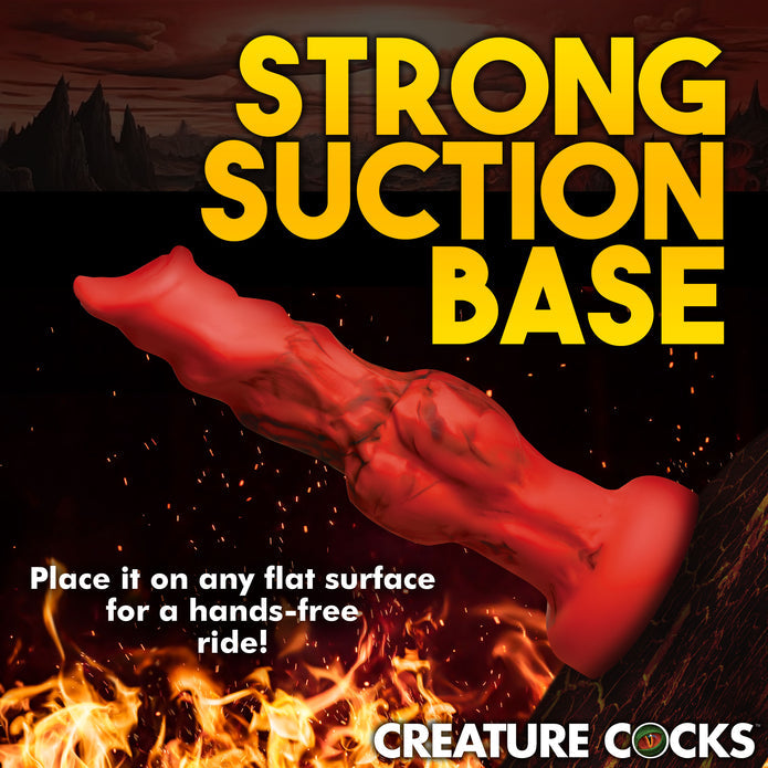Gode en silicone Chien de feu Créature Cocks - Taille moyenne