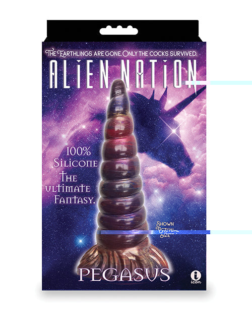Dildo en Espiral con Forma de Pegaso Alien Nation