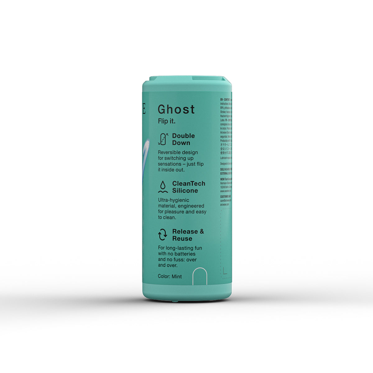 Arcwave Ghost Reversible Stroker de Silicona Menta