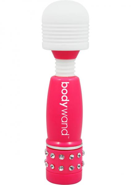 Vibromasseur baguette mini Bodywand Néon - Rose néon