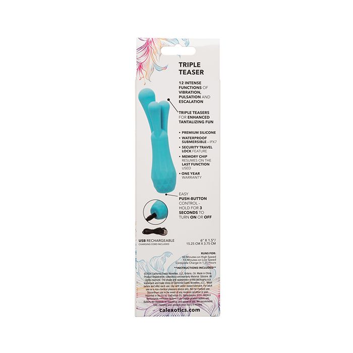 Vibrador Gia Triple Teaser - Aqua
