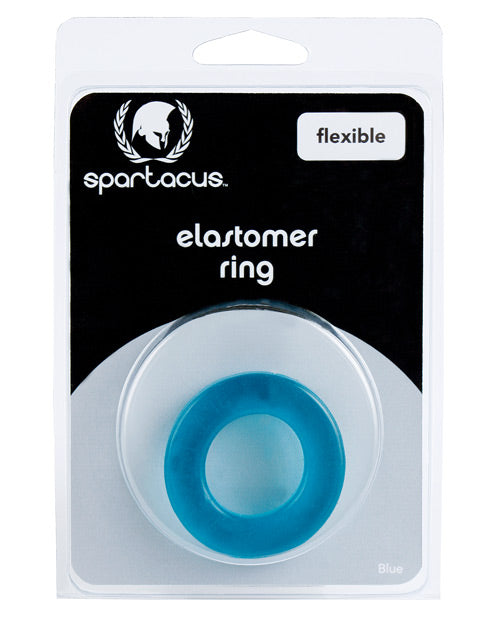 Anillo para pene Spartacus Elastomer - Azul Metropolitano