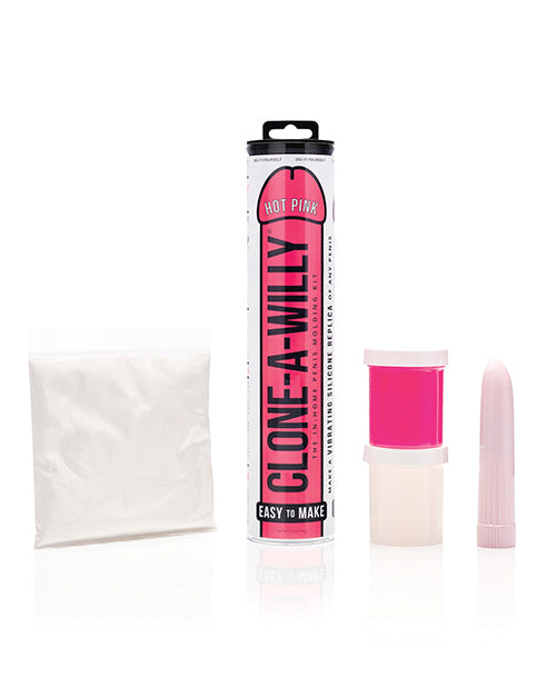 Kit de clonage pour fabriquer son propre vibromasseur | Vibromasseur rose vif | Vibromasseur réaliste | Gros vibromasseur fait maison
