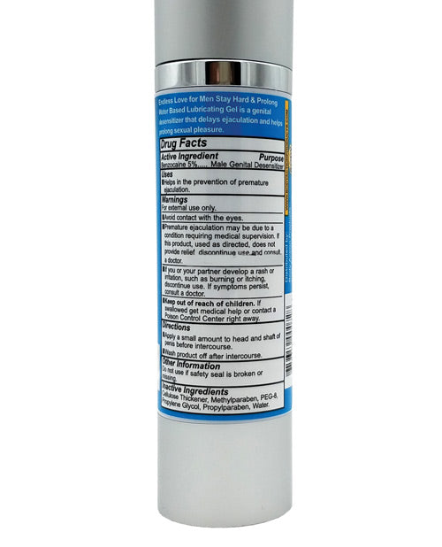 Lubrifiant retardant Endless Love For Men Stayhard & Prolong - 48 g