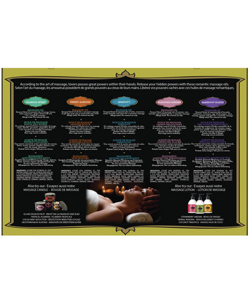Kit Tranquillité Massage Kama Sutra