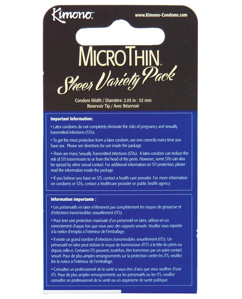 Kimono Micro Thin Paquete Variado - Caja de 3
