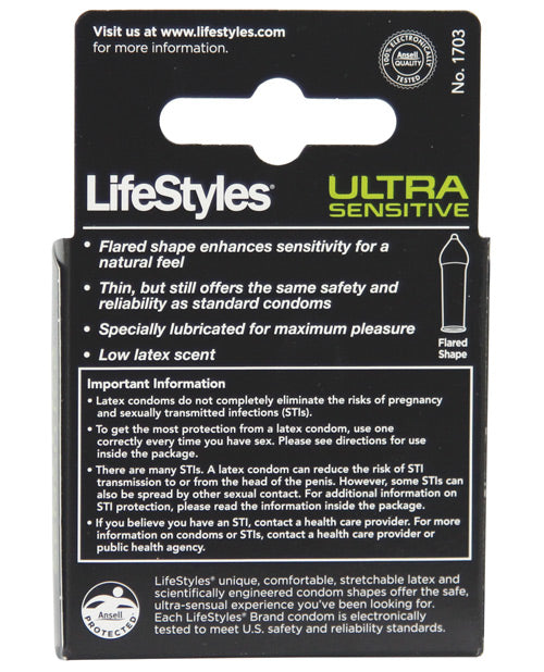 Lifestyles Ultra Sensible - Boîte de 3