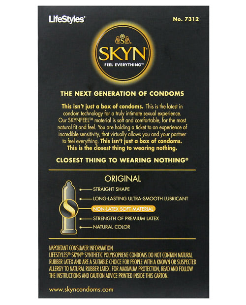 Lifestyles SKYN Preservativos Originales - Caja de 12
