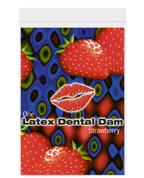 Digues dentaires en latex Trust Dam - Fraise