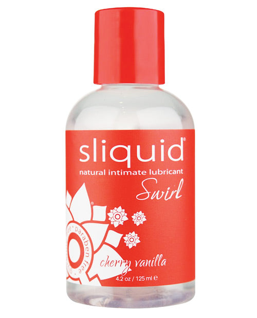 Sliquid Naturals Swirl Lubricante - 4.2 oz Cereza Vainilla