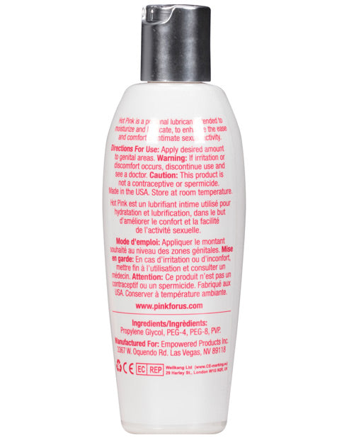 Lubricante rosa intenso - Botella de 4.7 oz