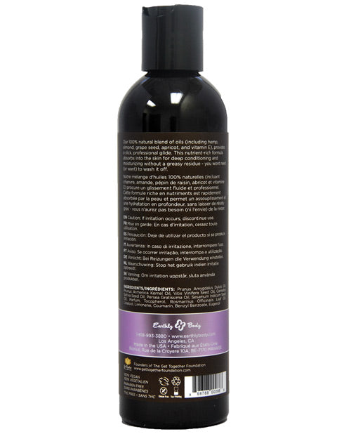 Huile de massage et corporelle Earthly Body - Lavande 8 oz