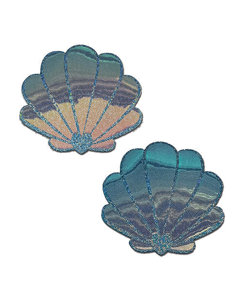 Coques de sirène opalescentes Pastease - Bleu écume de mer T/U