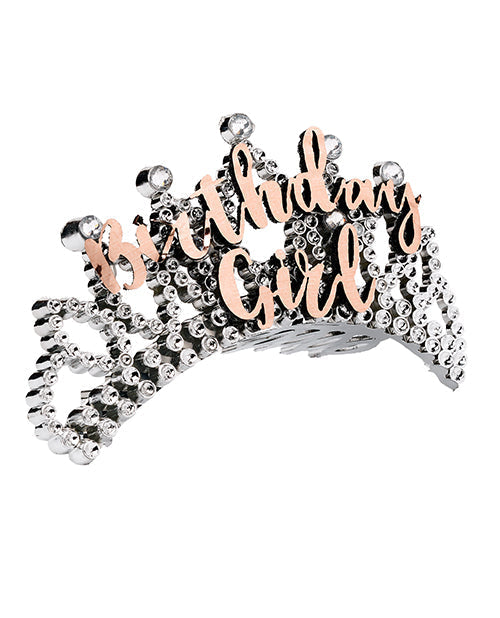 Tiara de cumpleaños para niña - Oro rosa