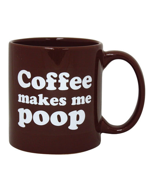 Tasse humoristique le café me fait faire caca - 650 ml