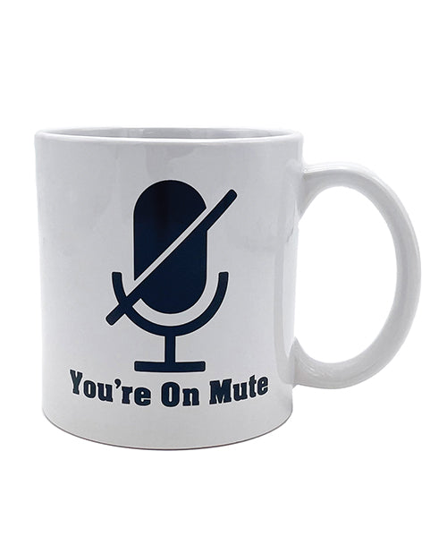 Tasse humoristique « Tu es en sourdine » – 650 ml