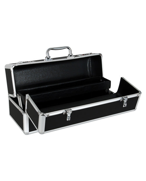 Grand étui verrouillable pour vibromasseur - Noir